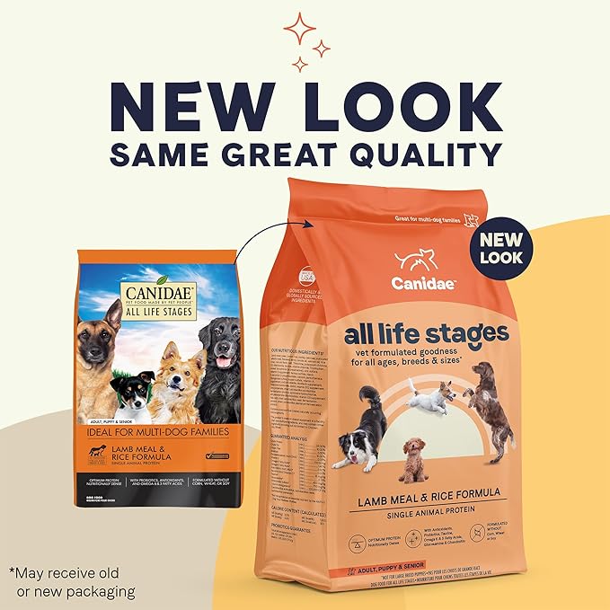 Canidae All Life Stages Dry Dog Food, Lamb Meal & Rice Formula, 5 lbs.