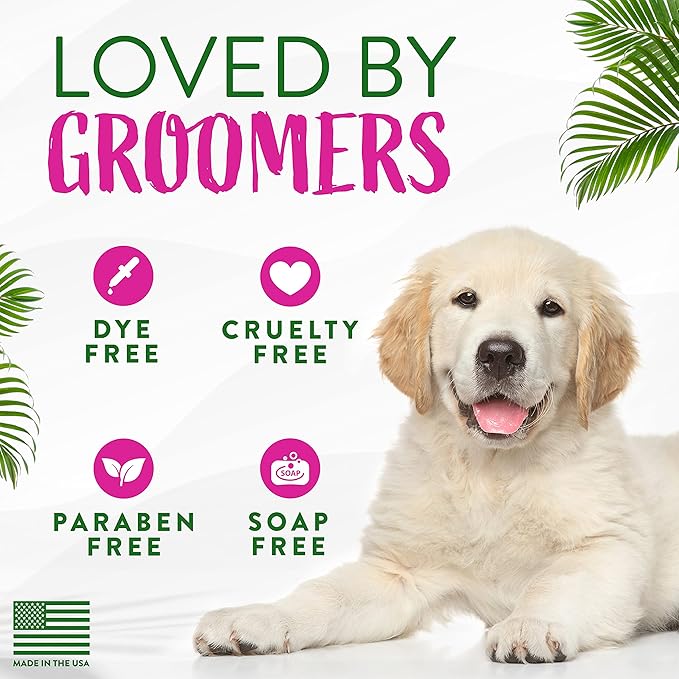 TropiClean Berry & Coconut Deep Cleansing Dog Shampoo | Deodorizing Dog Shampoo | Natural Pet Shampoo Derived from Natural Ingredients | Cat Friendly | Made in the USA | 1 gal.