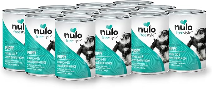 Nulo Freestyle All Breed Wet Canned Dog Food for Puppies, Premium All Natural Grain-Free, High Animal-Based Protein