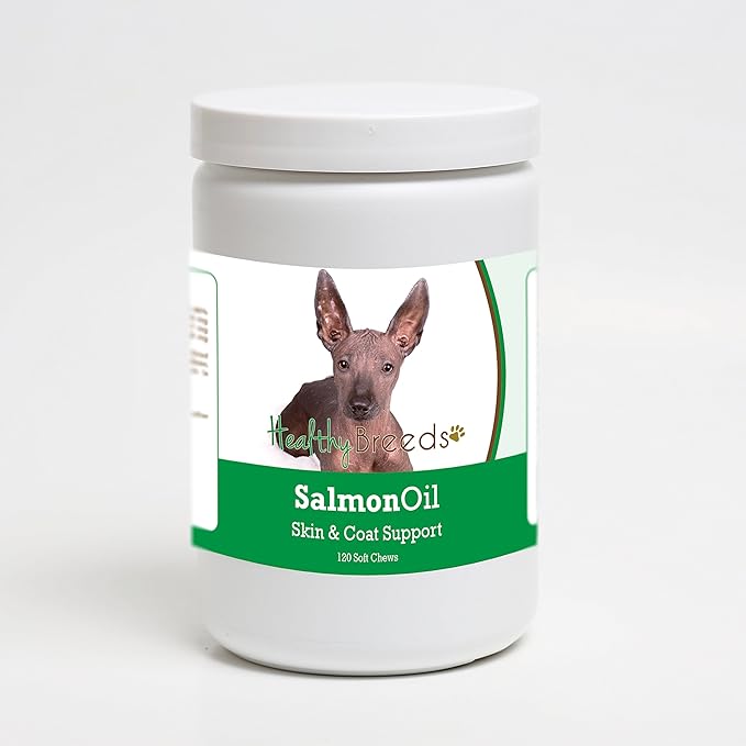 Healthy Breeds Xoloitzcuintli Salmon Oil Soft Chews 120 Count