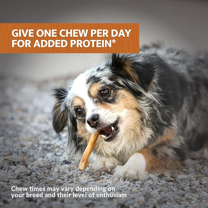 Chicken Collagen Sticks for Dogs, Dog Chews Long Lasting, Rawhide Free, 25 Count, Bully Sticks for Large, Medium, and Small Dogs