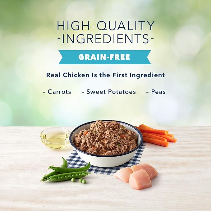 Blue Buffalo Freedom Grain Free Natural Puppy Wet Dog Food, Chicken 12.5oz cans (Pack of 12)