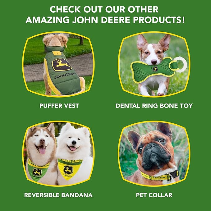 Pets First John Deere Dog Hoodie T-Shirt, Small. Warm Pet Clothing with Hood for Pets, Dogs, Cats, Puppies, Kittens. Soft, Comfortable, Stretchable, Durable Pet Hoody CAT Tee Shirt & Jacket