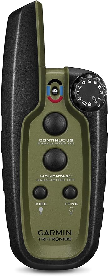 Garmin Electronic Pet Training Collars, 60-h Battery LED Buttons Black & Garmin Collar, LED Display Red