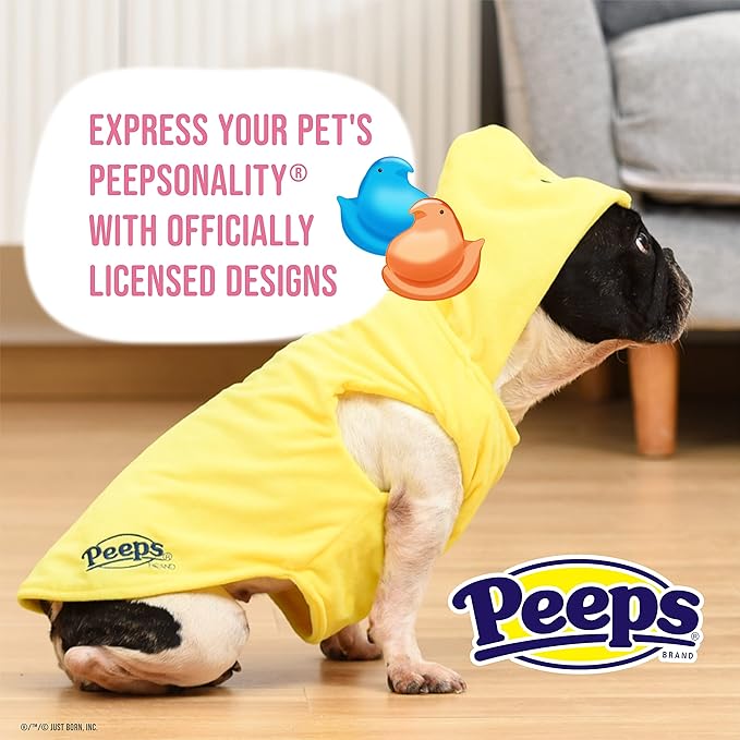 Peeps for Pets Chick Costume for Dogs, Small | Halloween and Easter Costume for Small Dogs | Cute Dog Costumes | Please See Sizing Chart for More Details