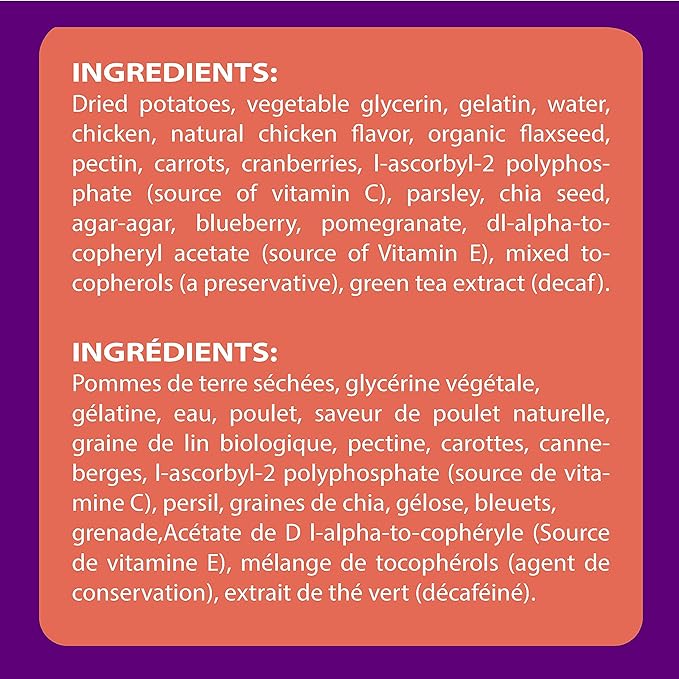 Get Naked Super Antioxidant Dental Chew Sticks For Dogs, Large/6.6-Ounce, 6 Sticks/Pack