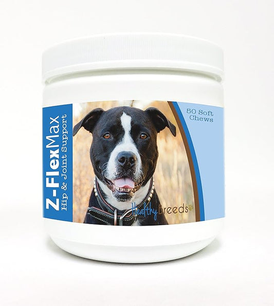 Healthy Breeds Pit Bull Z-Flex Max Hip and Joint Soft Chews 50 Count