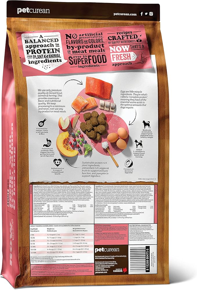 Now Fresh Grain Free Dog Food, 22 lb - Dry Dog Food Fish Recipe for Adult Dogs - Real De-Boned Fish for Protein - Healthy Diet for Small, Medium and Large Breed