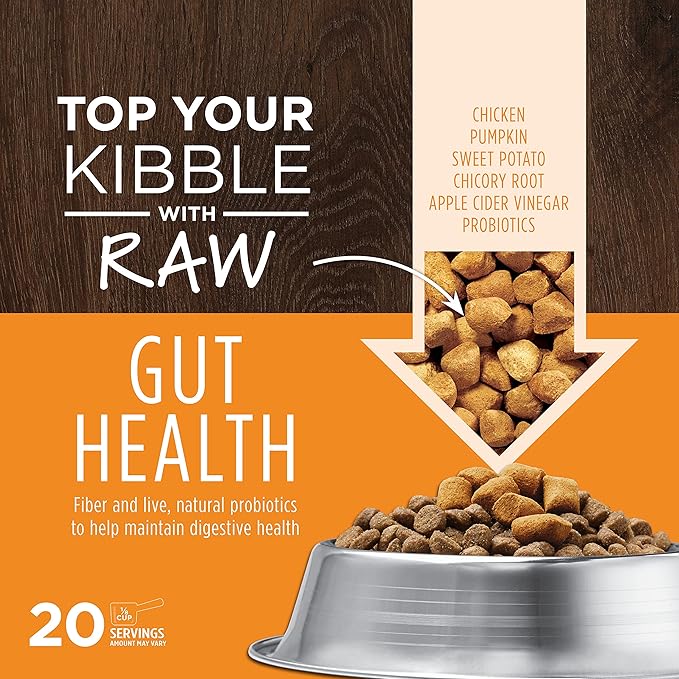 Instinct Freeze Dried Raw Boost Mixers Grain Free Gut Health All Natural Dog Food Topper, 5.5 Ounce (Pack of 1)