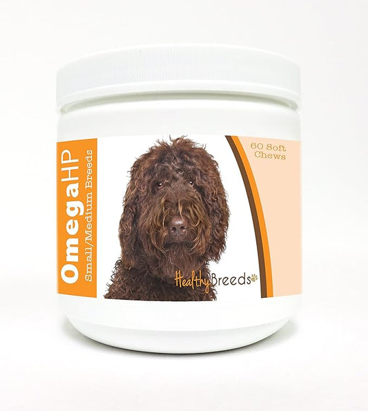 Healthy Breeds Labradoodle Omega HP Fatty Acid Skin and Coat Support Soft Chews 60 Count