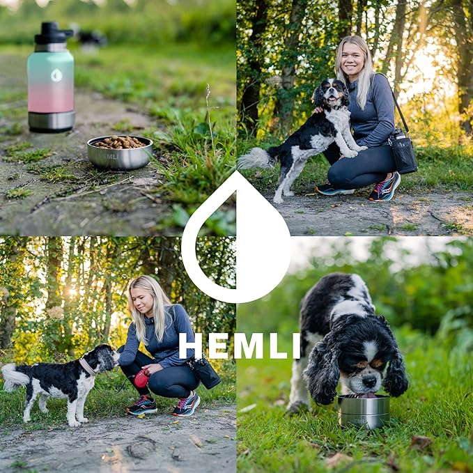 32 oz. Portable Dog Water Bottle, Dog Travel Water Bottle, Portable Water Bowl for Dogs, Dog Travel Bowel, Dog Water Bottle for Walking, Dog Travel Accessories Kit, Pet Travel Bottle for Hiking