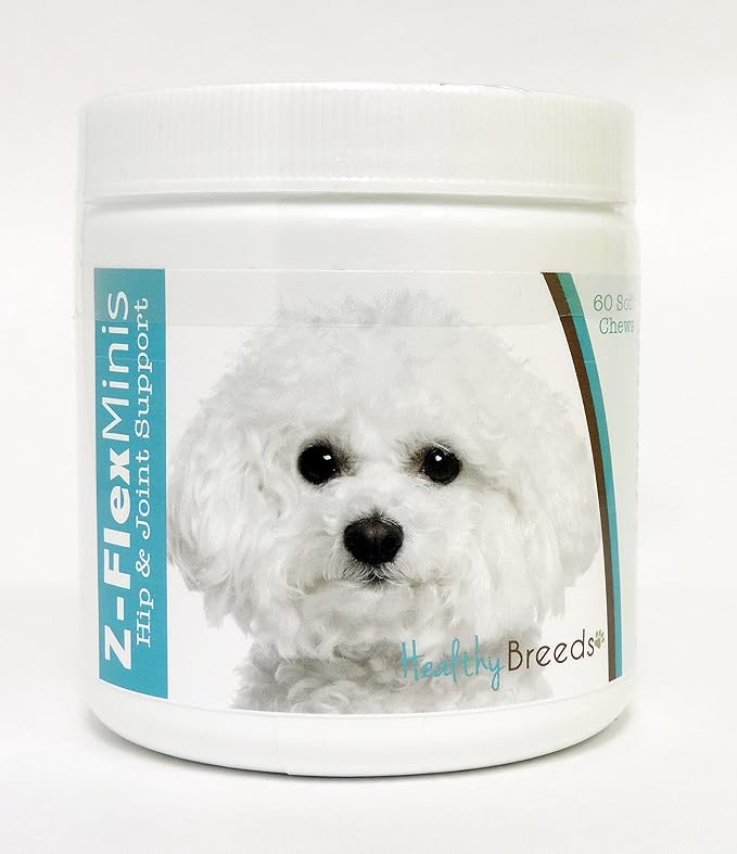 Healthy Breeds Bichon Frise Z-Flex Minis Hip and Joint Support Soft Chews 60 Count