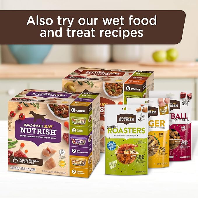 Rachael Ray Nutrish Zero Grain Dry Dog Food, Chicken & Sweet Potato Recipe, 13 Pound Bag