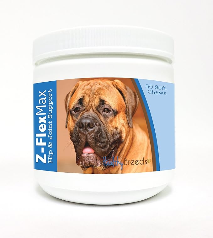 Healthy Breeds Bullmastiff Z-Flex Max Hip and Joint Soft Chews 50 Count
