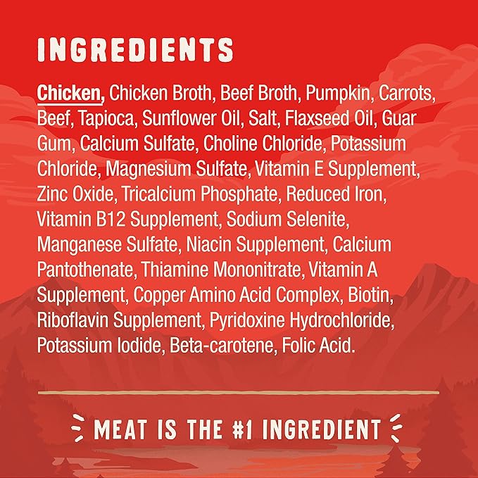 Stella & Chewy's Wild Red Wet Dog Food Chicken & Beef Stew High Protein Recipe, 10 Ounce (Pack of 6)