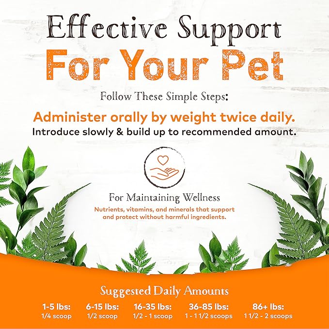 Earth Animal Stop Eating Stool Nutritional Supplement for Dogs & Cats | 8 oz