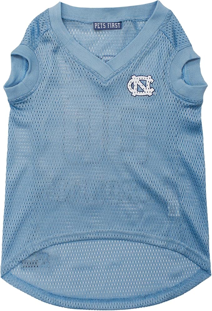 Pets First NCAA North Carolina Tar Heels Basketball Jersey for Dogs & Cats, X-Large - Licensed North Carolina Tar Heels Pet Tank Jersey (UNC-4020-XL)