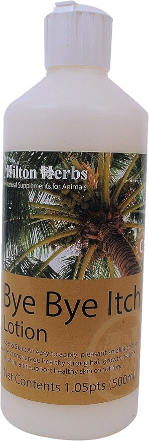 Hilton Herbs Bye Bye Itch Skin Allergy Lotion for Horses / Dogs 16 fl oz