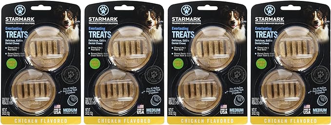 (4 Pack) Everlasting Treat Medium Chicken Made in The USA