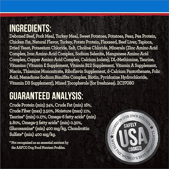 Merrick Backcountry Grain Free Dry Adult Dog Food, Kibble With Freeze Dried Raw Pieces, Hero’s Banquet Recipe - 20.0 lb. Bag