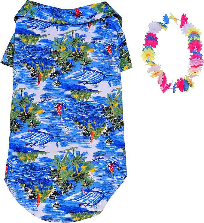 Rubie's Luau Pet Costume, Large, Blue