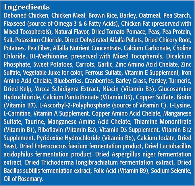 Blue Buffalo Life Protection Formula Natural Adult Dry Dog Food, Chicken and Brown Rice 30-lb