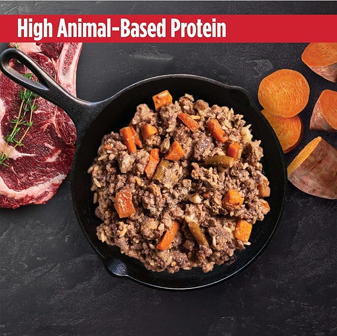Nulo Gently-Cooked Meals Complete and Balanced Adult Wet Dog Food, Beef & Sweet Potato, 9 Oz (Pack of 8)