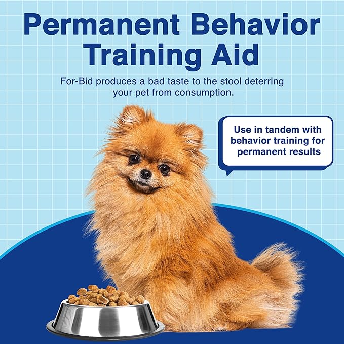 for Dogs and Cats | Stool Eating & Coprophagia Deterrent | Dog & Cat Food Powder Additive to Prevent Dogs from Eating Poop | Safe for Your Pets | Vet Recommended Formula for Anti-Coprophagia