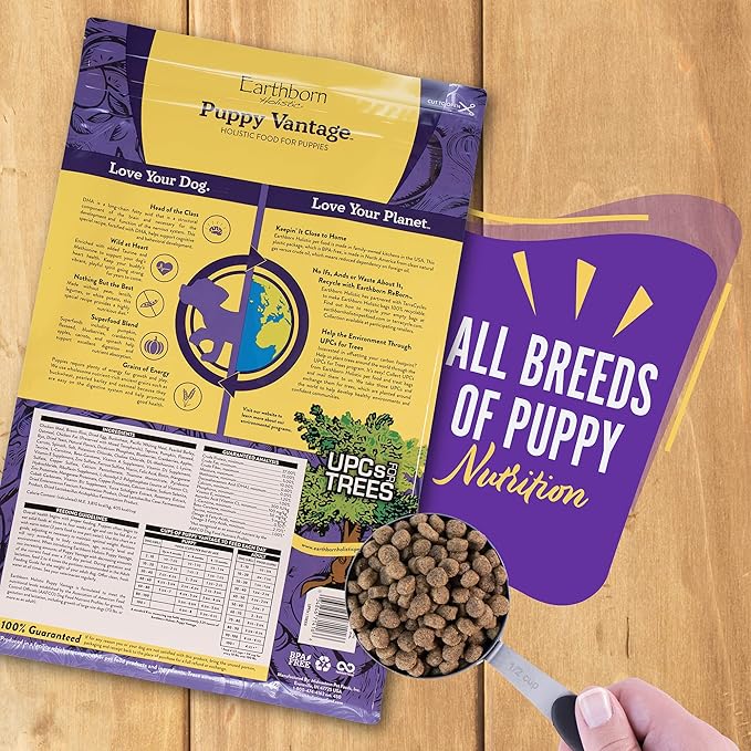 Earthborn Holistic Puppy Vantage Dry Dog Food, 4 lb