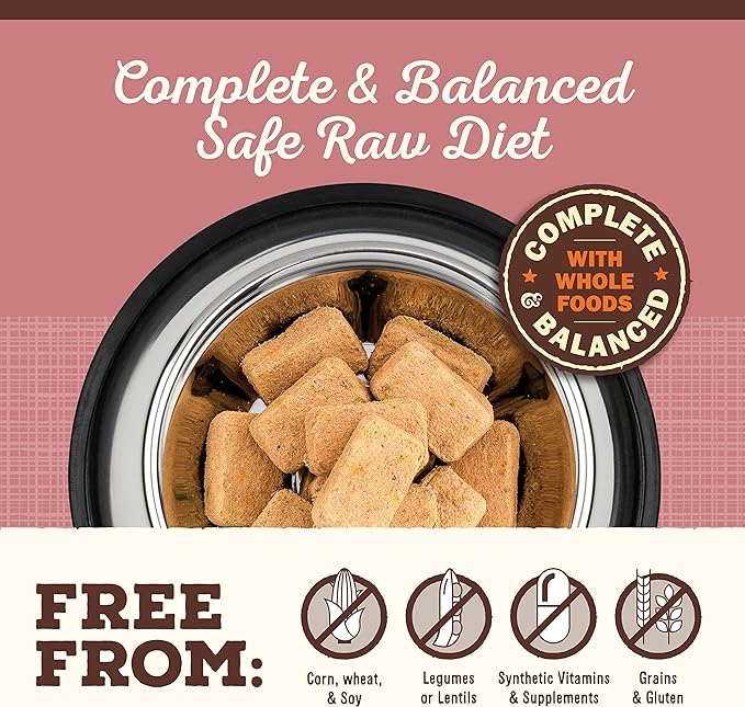 Primal Freeze Dried Dog Food Nuggets, Turkey & Sardine; Complete & Balanced Meal; Also Use as Topper or Treat; Premium, Healthy, Grain Free, High Protein Raw Dog Food, 14 oz