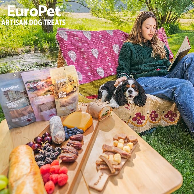 Italian Salami Sticks - Artisan Dog Treats | Premium, Healthy Dog Treats | Healthy, High Protein - Freeze Dried | European Inspired | Made in The USA