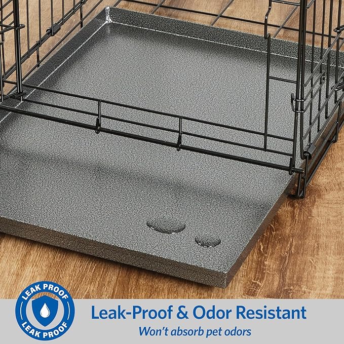 MidWest Homes for Pets Metal Dog Crate Replacement Pan; 42 inch