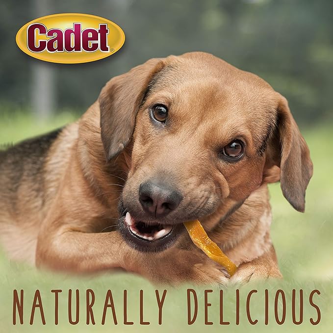 Cadet Gourmet Sweet Potato Fries Dog Treats - Healthy & Natural Sweet Potato Dog Training Treats for Small & Large Dogs - Inspected & Tested in USA (1 lb.)