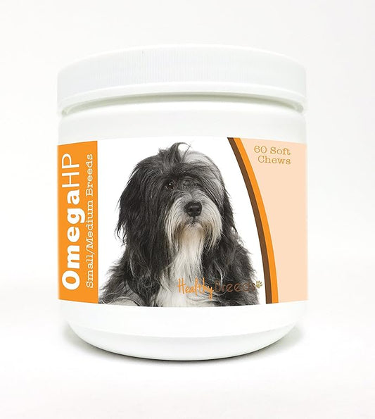 Healthy Breeds Lhasa Apso Omega HP Fatty Acid Skin and Coat Support Soft Chews 60 Count