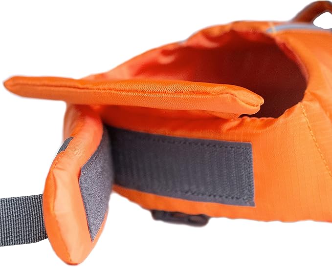 Outward Hound Granby Splash Orange Dog Life Jacket, Large