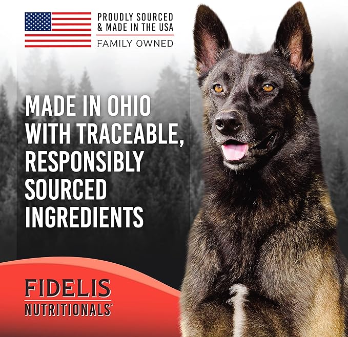 FIDELIS Freeze Dried Dog Treats for Large & Small Dogs - Made with USA Raw Beef Liver, Single Ingredient, Grain-Free, Gluten-Free (4 oz)