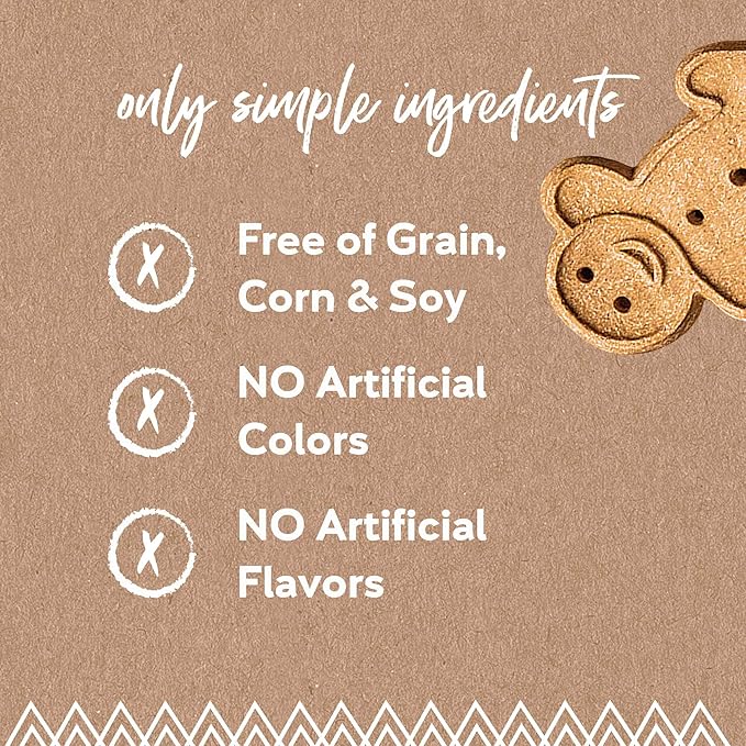 Buddy Biscuit Softies 5 oz Pouch, Grain-Free Soft & Chewy, Natural Peanut Butter Flavor Dog Treats, Oven Baked in the USA