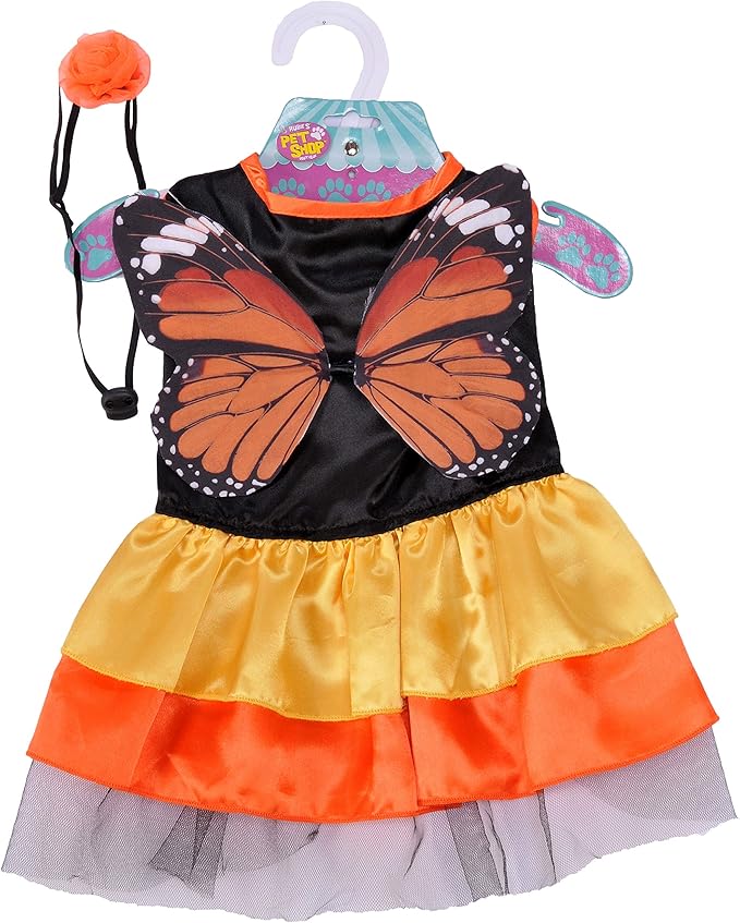 Rubie's Costume Monarch Butterfly Costume, Multicolor, S Neck 12 Girth 17 Back 11 US