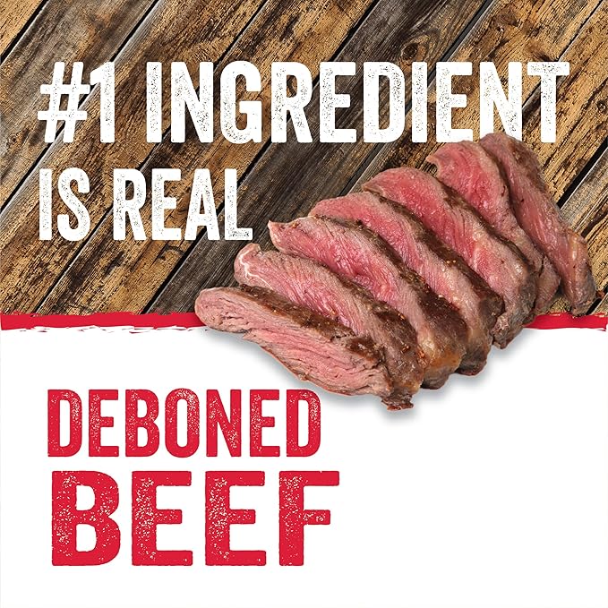 Evolve Classic Beef & Bison Recipe Jerky Bites Soft Dog Treats | 12 oz