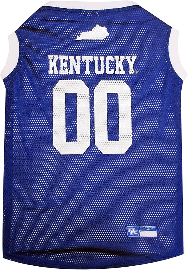 Pets First NCAA Basketball Pet Jersey KENTUCKY WILDCATS Dog Jersey, Large (KY-4020-LG)