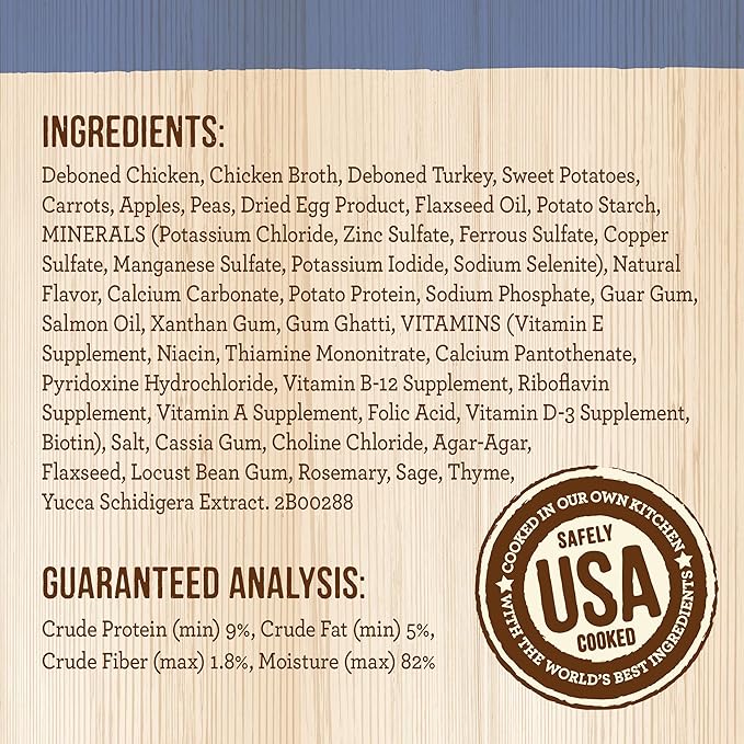 Merrick Grain Free Wet Puppy Food, Premium Soft And Gluten Free Canned Dog Food, Puppy Plate Chicken Recipe - (Pack of 12) 12.7 oz. Cans