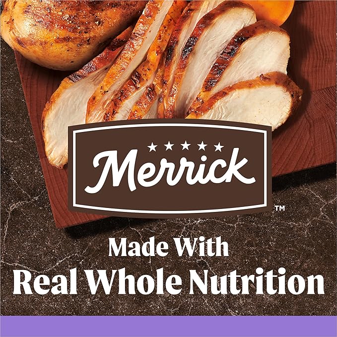 Merrick Premium Grain Free Dry Puppy Food, Wholesome And Natural Kibble With Real Chicken and Sweet Potato - 4.0 lb. Bag