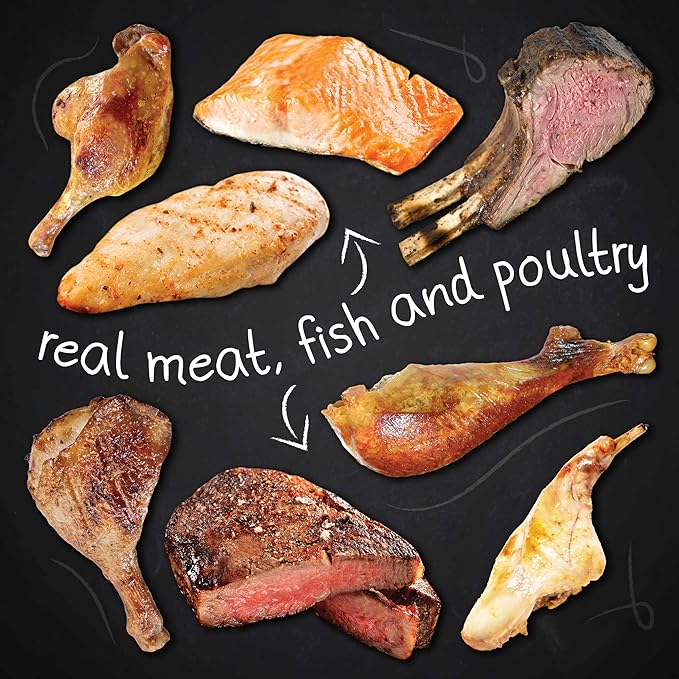 HOUND & GATOS Wet Dog Food, 98% Lamb, Chicken & Salmon, case of 12, 13 oz cans (Pack of 2)