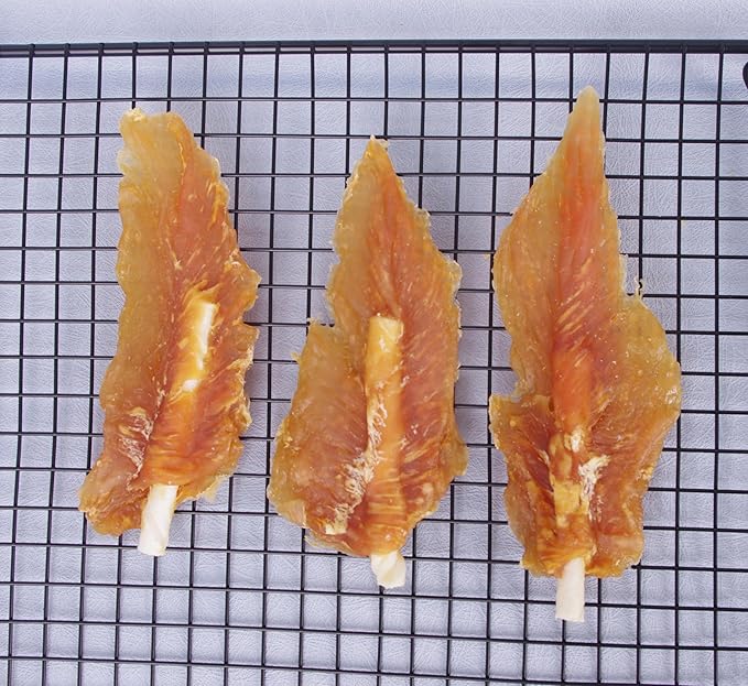 Dog Treats, Rawhide Sticks Insert Chicken Breast, Dogs Chew Treats, 5.5 Inch, 8 oz