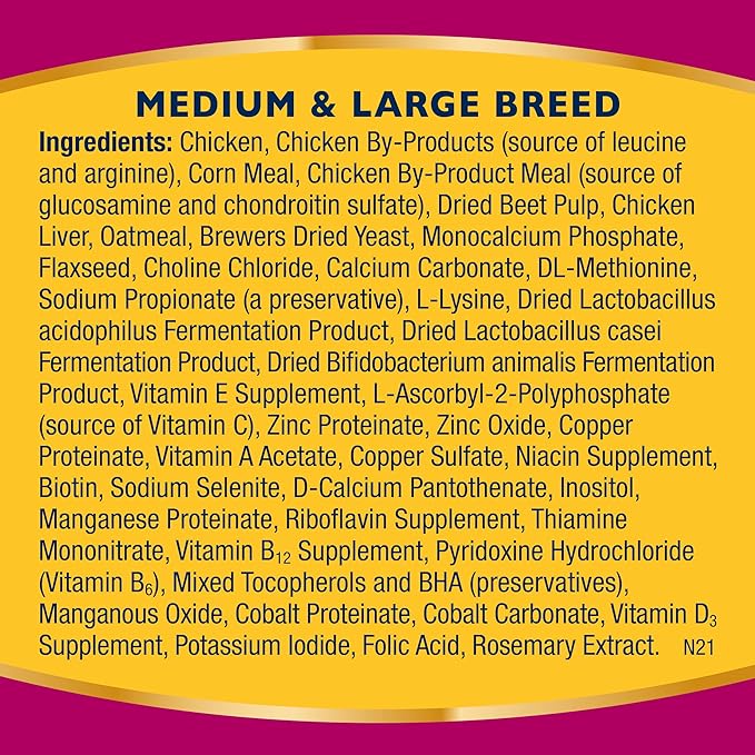 Bil-Jac Picky No More Medium & Large Breed Chicken Liver Recipe Dry Dog Food 6 Pounds (2-Pack)