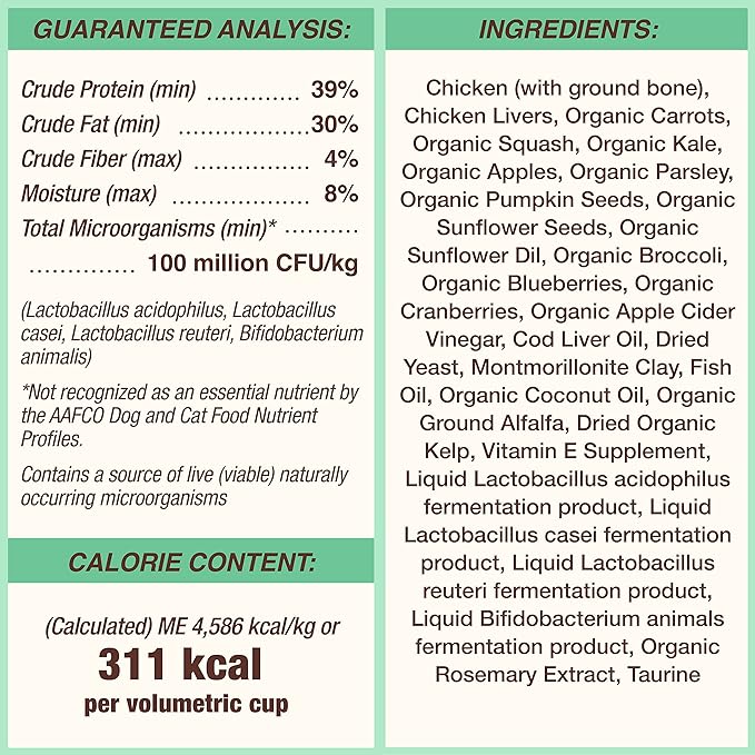 Primal Freeze Dried Dog Food Pronto, Chicken; Scoop & Serve, Complete & Balanced Meal; Also Use As Topper or Treat; Premium, Healthy, Grain Free, High Protein Raw Dog Food (16 oz, 2-pack)