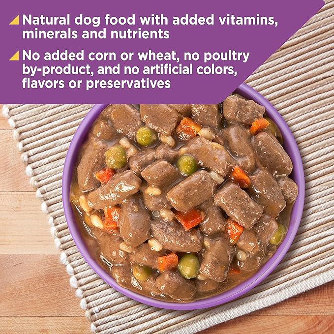 Nature’s Recipe Stew Lamb, Rice & Barley Recipe Wet Dog Food, 13.2 oz. Can, 12 Count