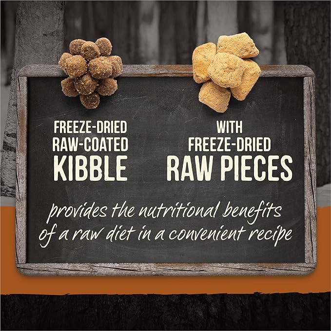 Merrick Backcountry Grain Free Dry Adult Dog Food, Kibble with Freeze Dried Raw Pieces, Big Game Recipe - 20.0 lb. Bag