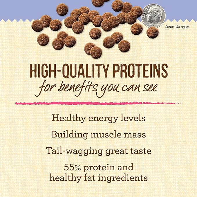 Merrick Lil’ Plates Premium Grain Free Dry Puppy Food for Small Dogs, Real Chicken and Sweet Potato Kibble - 12.0 lb. Bag