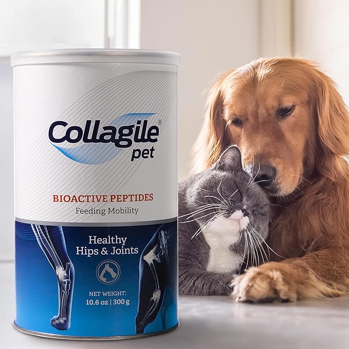 COLLAGILEĀ® pet - Dog Hip & Joint Care | Effective Powder Supplement | Clinically Tested by Vets | 100% Natural | Tasteless and Odorless